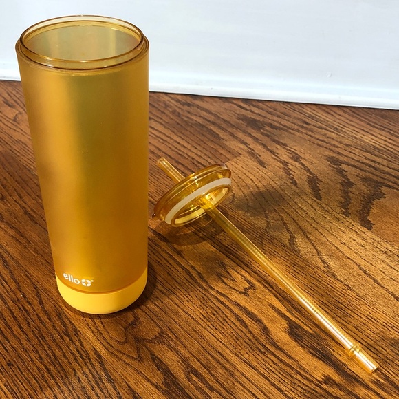 Ello Monterey - Double-Wall Insulated Plastic Tumbler with Built-Straw & Coaster - Picture 9 of 9